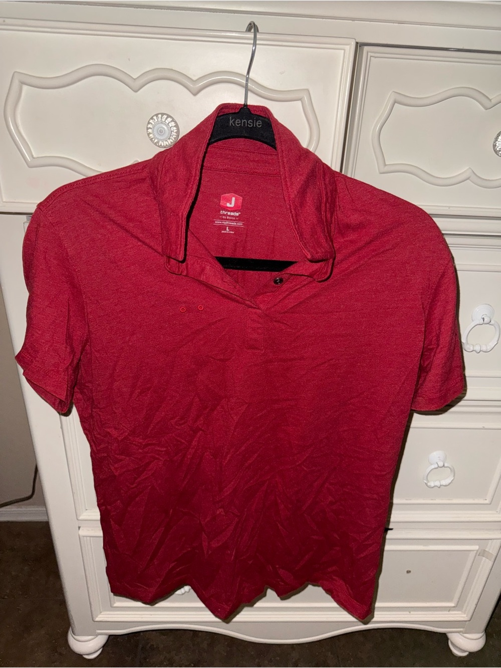 Jack in the box Red Short-Sleeve Polo